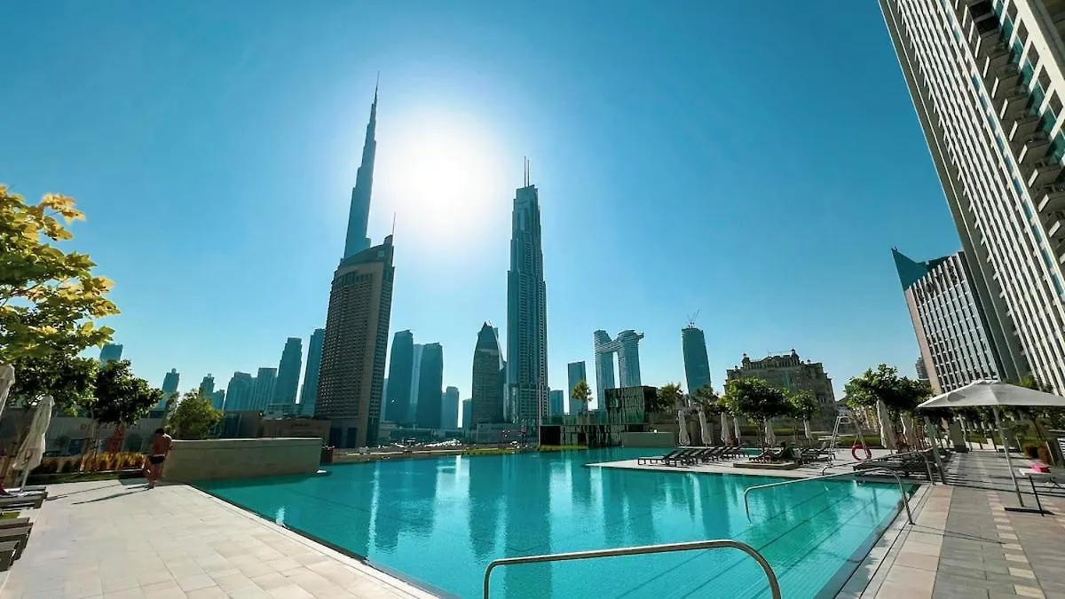 Charming 1-Bed Luxury Apartment In Downtown Views Dubai 0*,